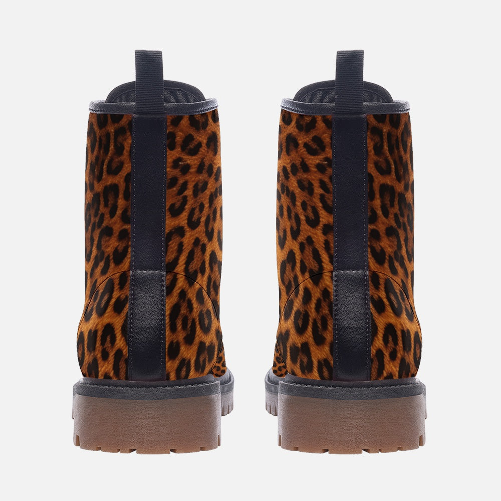 Leopard Comba Boots, Casual Leather Lightweight boots MT