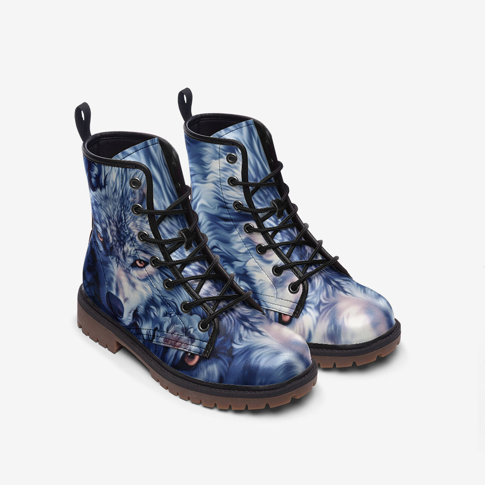 Floral Wolf Casual Leather Lightweight boots MT