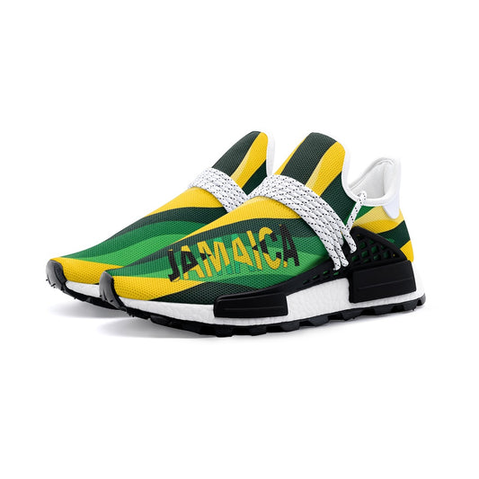 Jamaica Running Shoes |  Letter Print Jamaica Sneakers | Proud Jamaican National Day Shoes , Unisex Lightweight Sneaker S-1