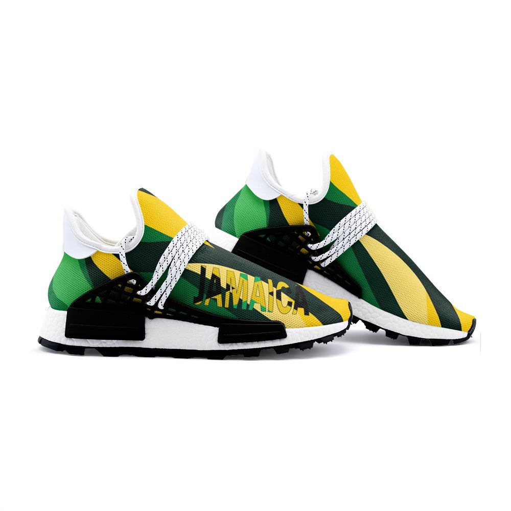 Jamaica Running Shoes |  Letter Print Jamaica Sneakers | Proud Jamaican National Day Shoes , Unisex Lightweight Sneaker S-1