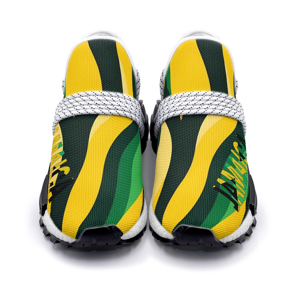 Jamaica Running Shoes |  Letter Print Jamaica Sneakers | Proud Jamaican National Day Shoes , Unisex Lightweight Sneaker S-1