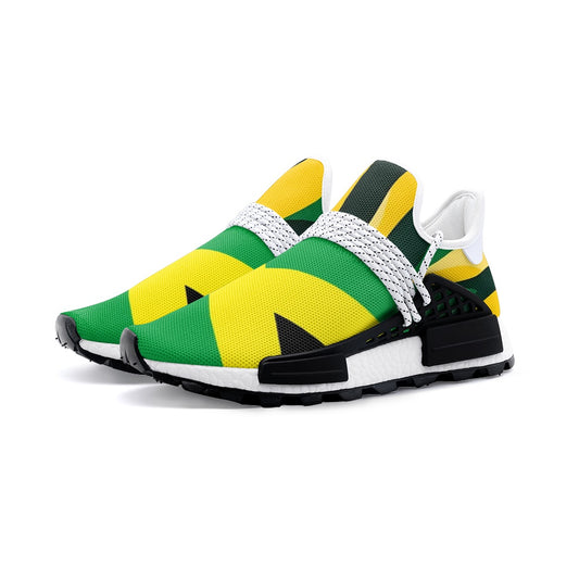 Jamaica Running Shoes |  Jamaica Flag Print Sneakers | Proud Jamaican National Day Shoes , Unisex Lightweight Sneaker S-1