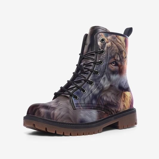 Floral Wolf Casual Leather Lightweight boots MT