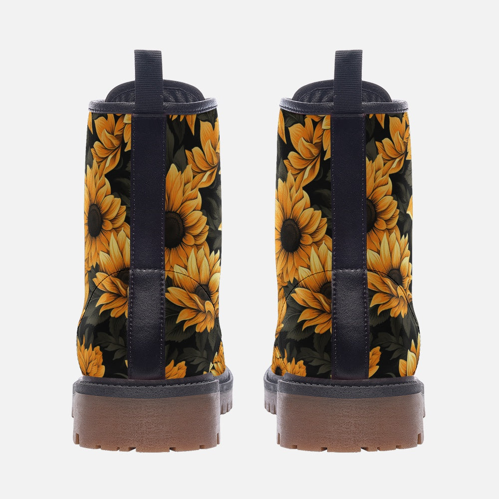 Sunflower Combat Boots, Lässige, leichte Lederstiefel MT